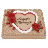 초코 하프시트케이크 - 하트 로즈 초코 하프시트케이크 - 하트 로즈