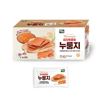 백제 김치볶음밥 누룽지 22g x 36
