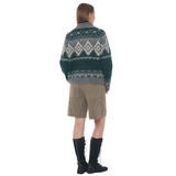 비지트 인 뉴욕 여성 집업 가디건 - 그린