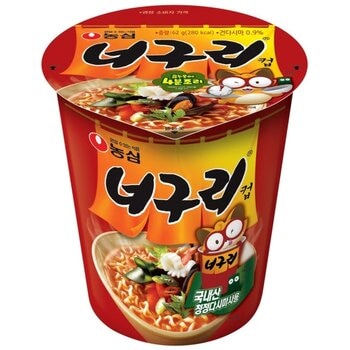 농심 너구리 컵라면 62g x 30개