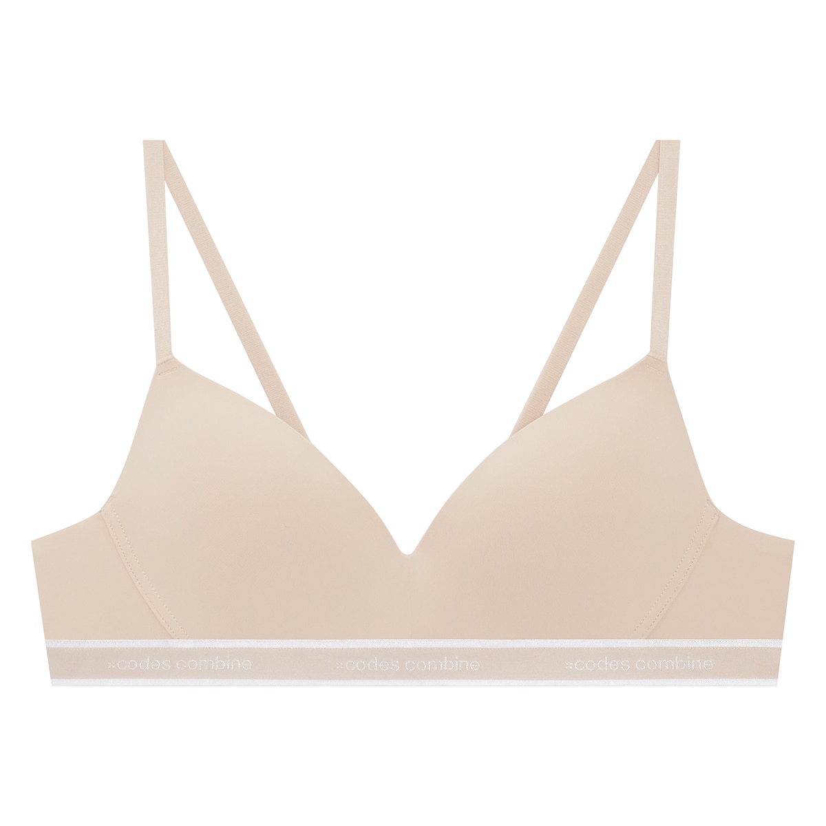 코데즈 컴바인 노와이어 브라 2매 - 핑크베이지/베이지, M(95)