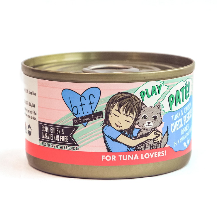 웨루바 BFF 고양이 습식 캔사료 80g x 12 - 튜나치킨