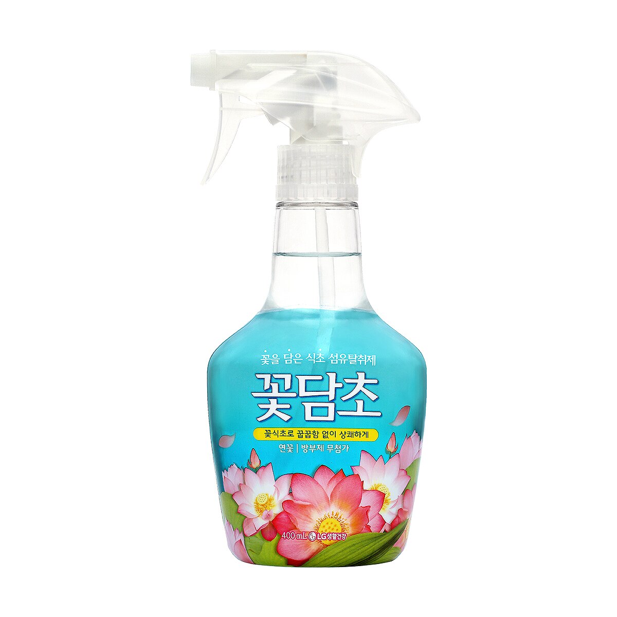 샤프란 꽃담초 섬유탈취제 연꽃 400ml x 2 + 리필 320ml x 6