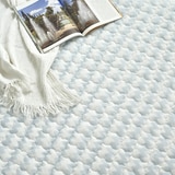 에이프릴앳홈 순면 누빔 워싱 면 요 - 퀸, 블루2(에보니)