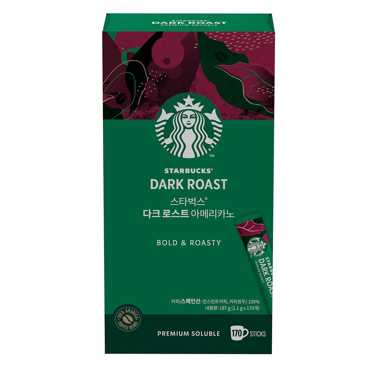스타벅스 다크 로스트 아메리카노1.1g x 170ct