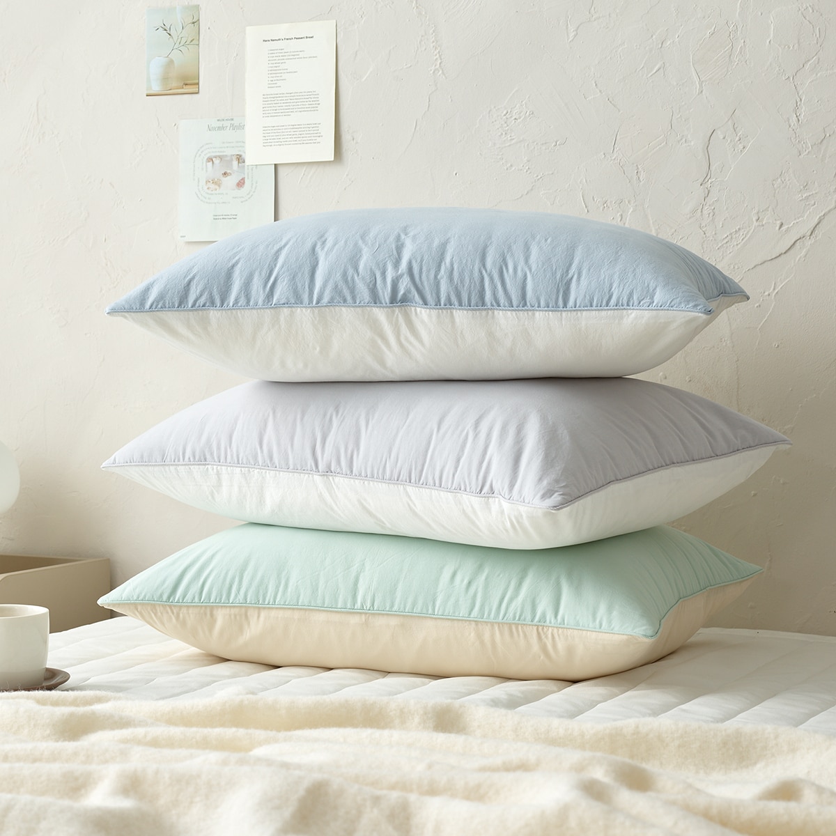 April At Home 80수 고밀도면 양면베개커버 2P 50 x 70cm April At Home 80수 고밀도면 양면베개커버 2P 50 x 70cm