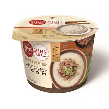 CJ 햇반 컵반 설렁탕밥 253g x 12입 CJ 햇반 컵반 설렁탕밥 253g x 12입
