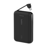벨킨 C 타입 케이블 일체형 20W 10000mAh 보조배터리 - 블랙 벨킨 C 타입 케이블 일체형 20W 10000mAh 보조배터리 - 블랙