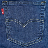 리바이스 여성 725 하이라이즈 부즈컷 청바지 - 다크 인디고