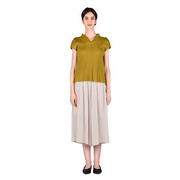 요이츠 여성 플리츠 바지 - 7부 아이보리 요이츠 여성 플리츠 바지 - 7부 아이보리