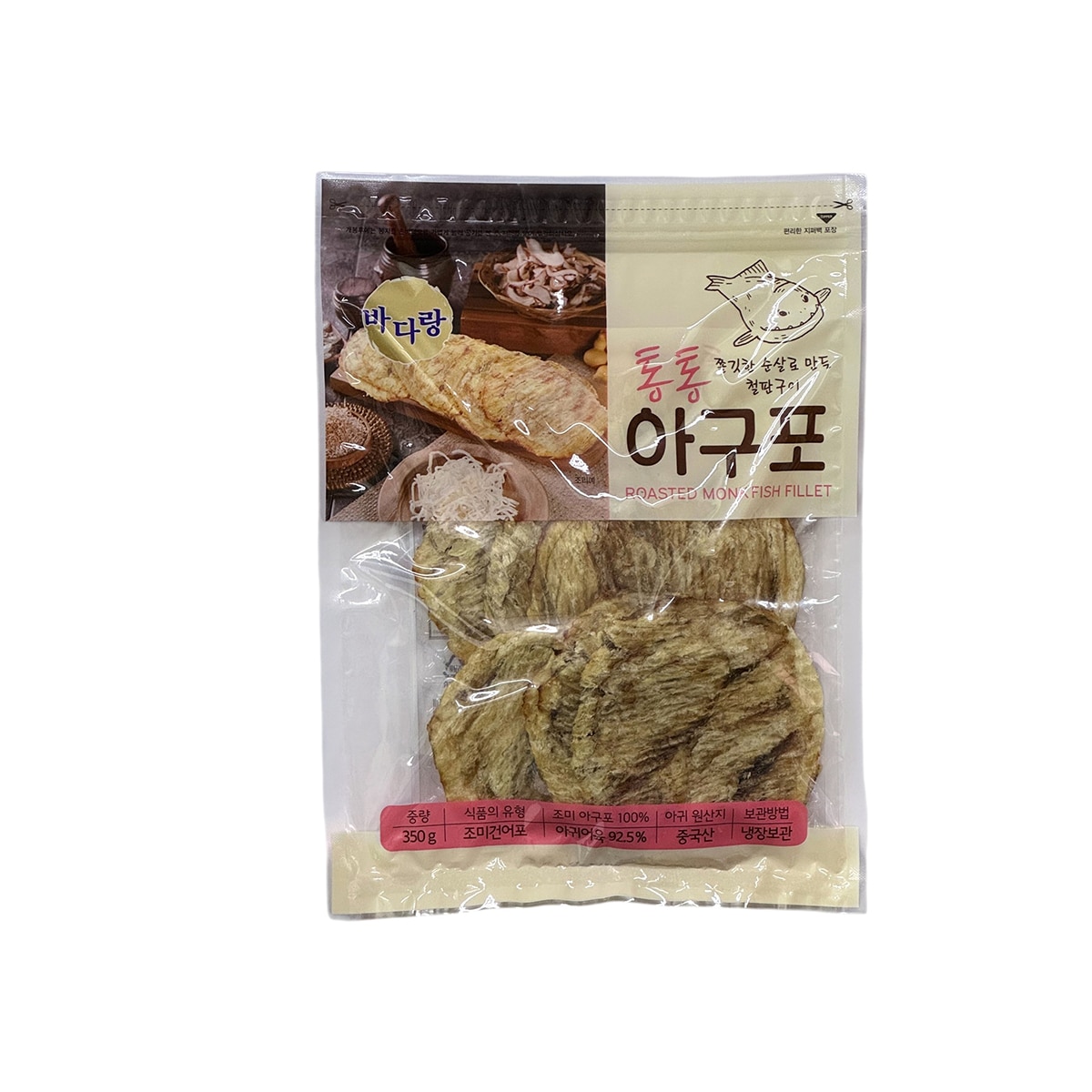 미성식품 바다랑철판구이 아구포 350g x 4