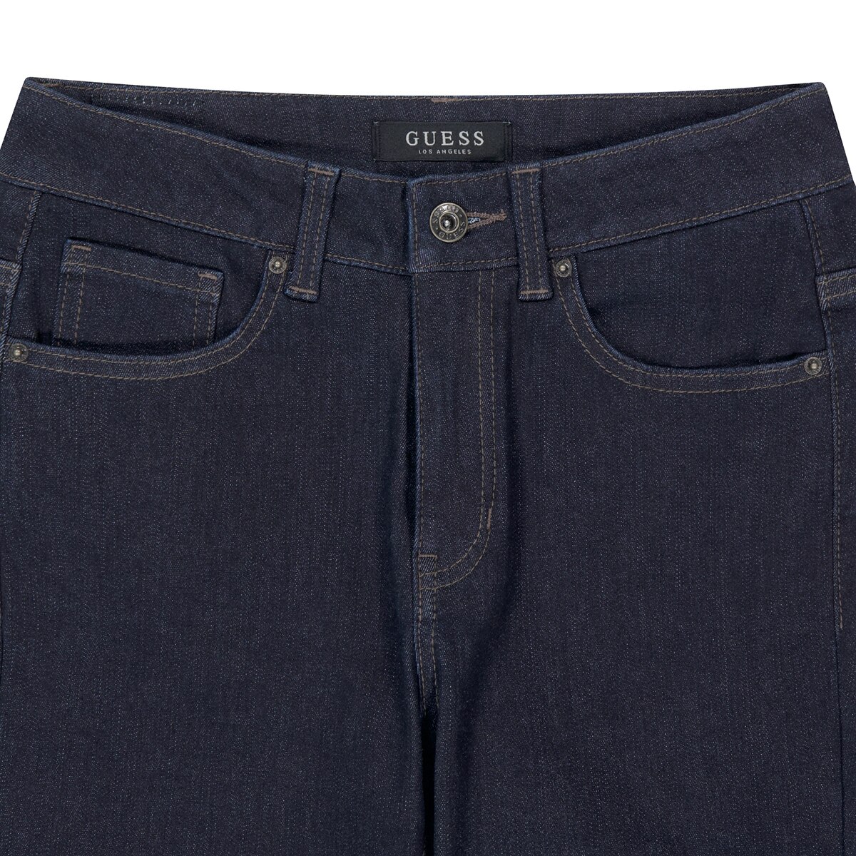 게스 여성 기모 슬림 부츠컷 청바지 - 블루 블랙, 67(27)