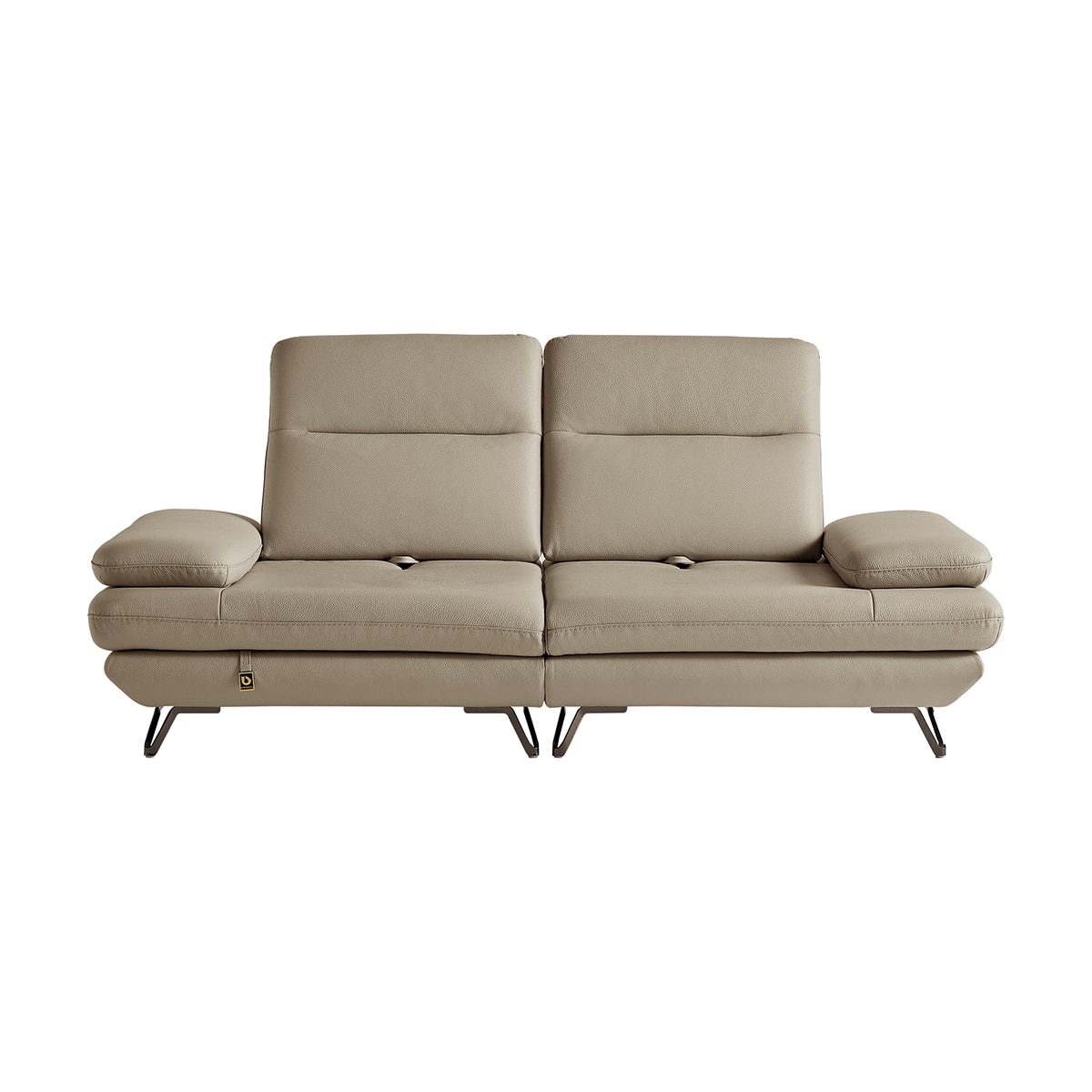 다우닝 모아나 스윙 전체 천연가죽 소파 3인