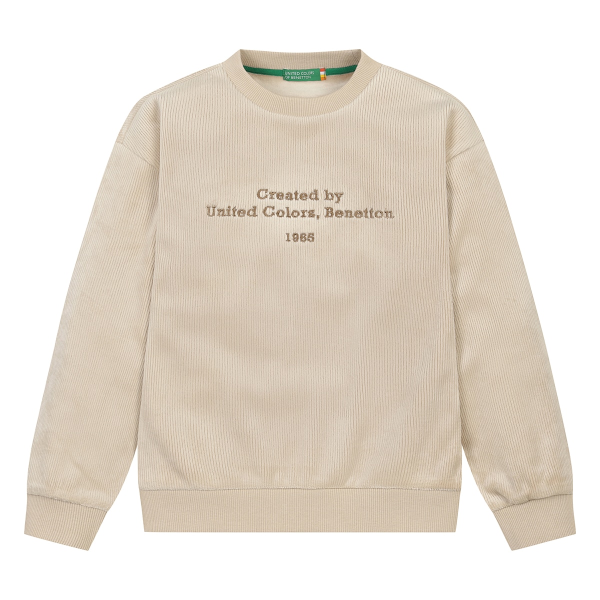 베네통 키즈 긴소매 벨로아 크루 베네통 키즈 긴소매 벨로아 크루