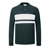 브렌우드 남성 긴소매 니트 폴로