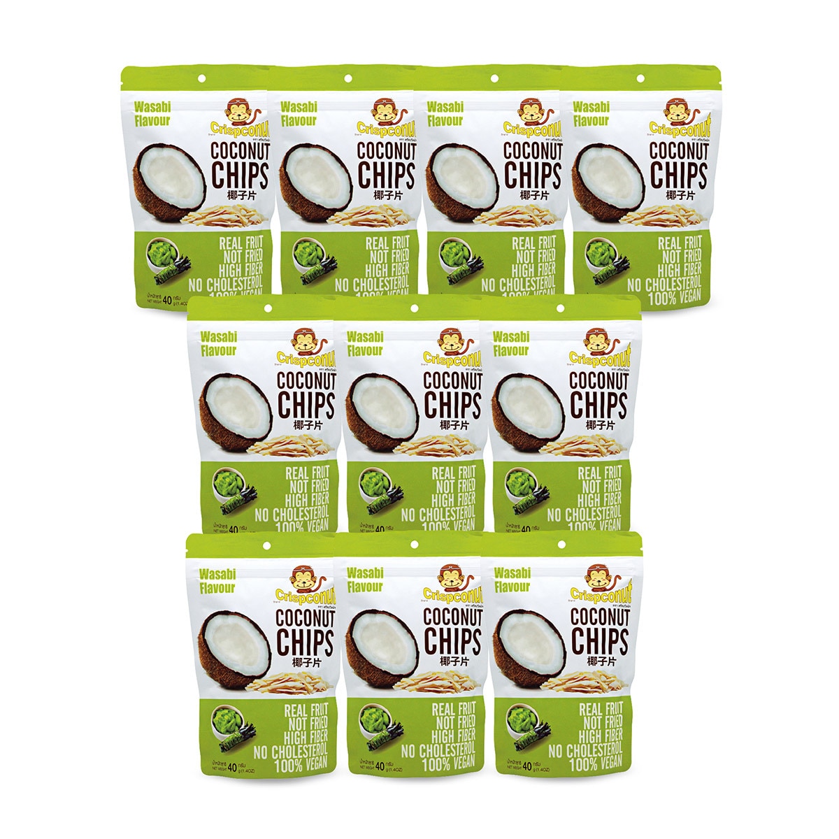 Crispconut 코코넛칩 40g x 10