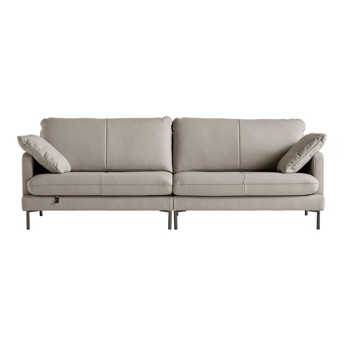 다우닝 코지 전체 천연가죽 소파 3.5인 - 라이트그레이 다우닝 코지 전체 천연가죽 소파 3.5인 - 라이트그레이