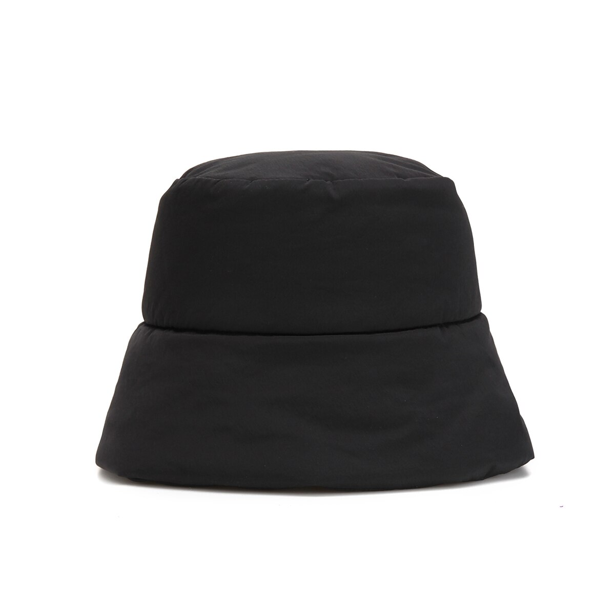 화이트샌즈 경량 패딩 버킷햇 + 넥 워머 SET 헬로나 - 블랙