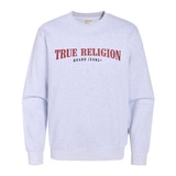 트루릴리젼 남성 긴소매 크루넥 - 멜란지그레이, M