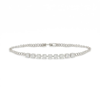 클라베드제이 14K 골드 0.90ctw 다이아몬드 팔찌 루미엘