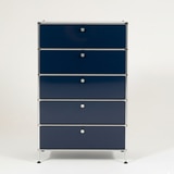 더원 모듈 5단 서랍장 - 딥네이비