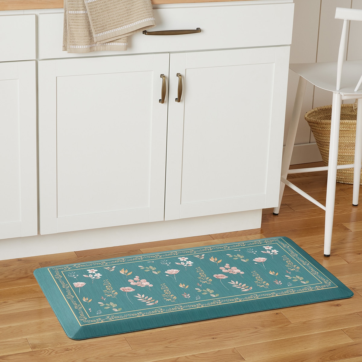 Town & Country 컴포트 에어 주방 매트 50x99cm - 틸 (보타니컬)