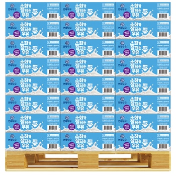 연세우유소화가잘되는멸균우유190ml x 24 x 168