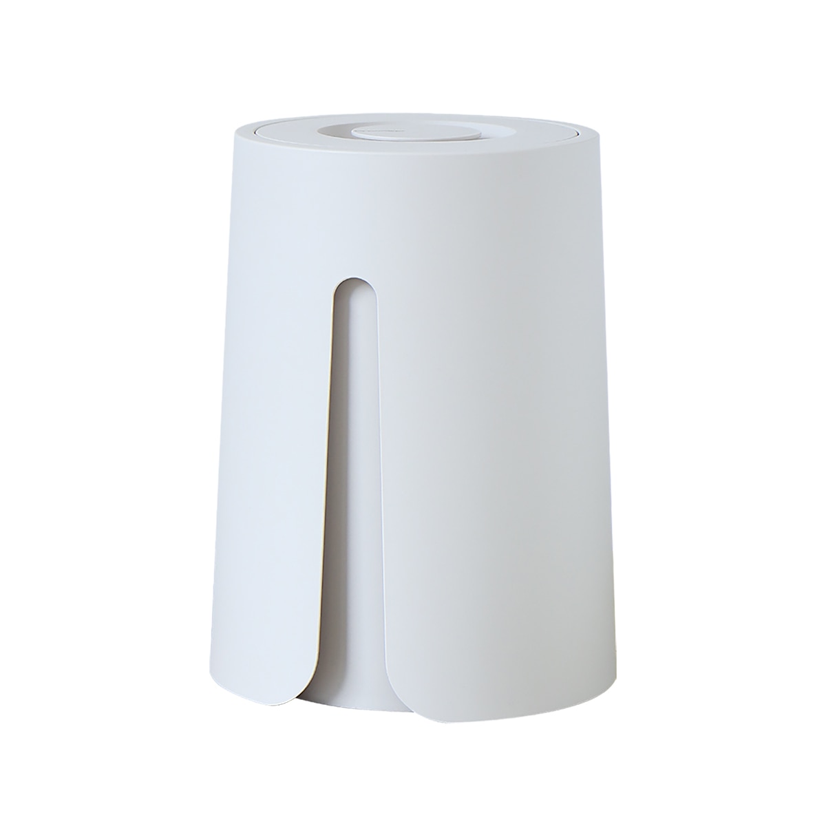 프로메이드 푸쉬빈 압축 휴지통 10L - 라이트 그레이