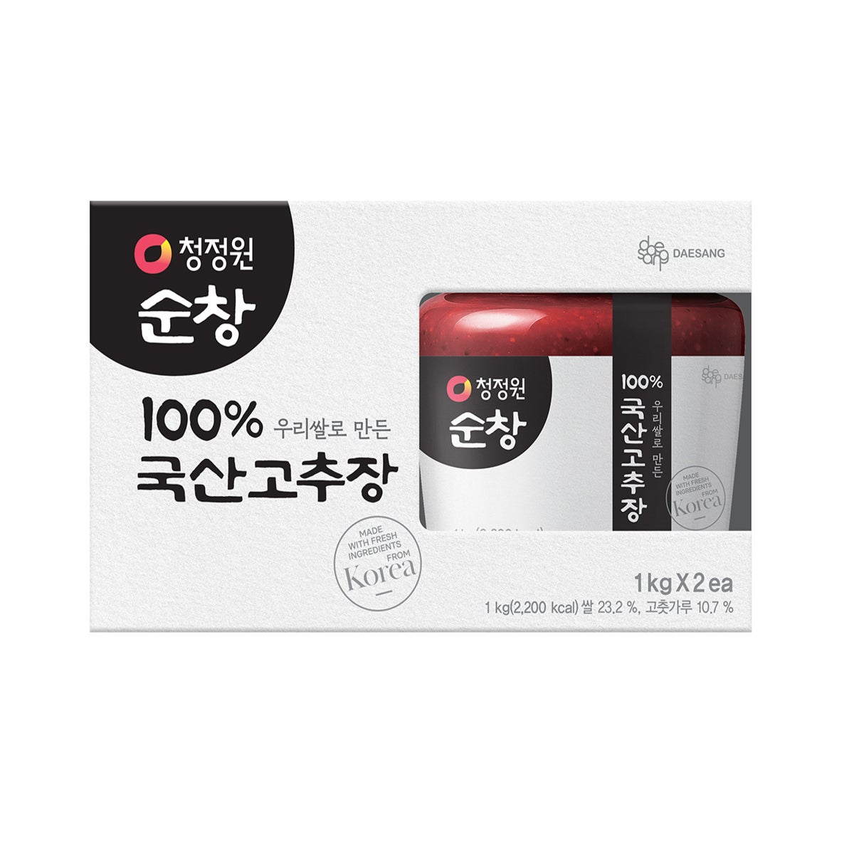 청정원 순창 국산 고추장 1kg x 2