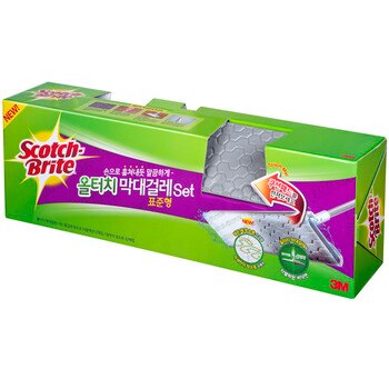 스카치브라이트 일회용 청소걸레세트 핸들+청소포44매 스카치브라이트 일회용 청소걸레세트 핸들+청소포44매