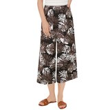 트라이엄프 여성 저지 라운지 바지 2PK - 블랙 (야자수&에스닉), S