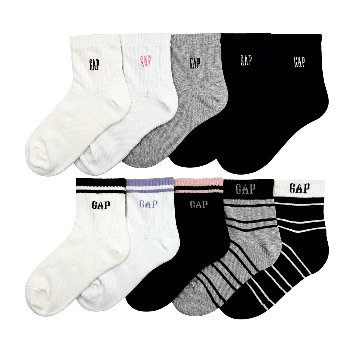 갭 여아 양말 10족