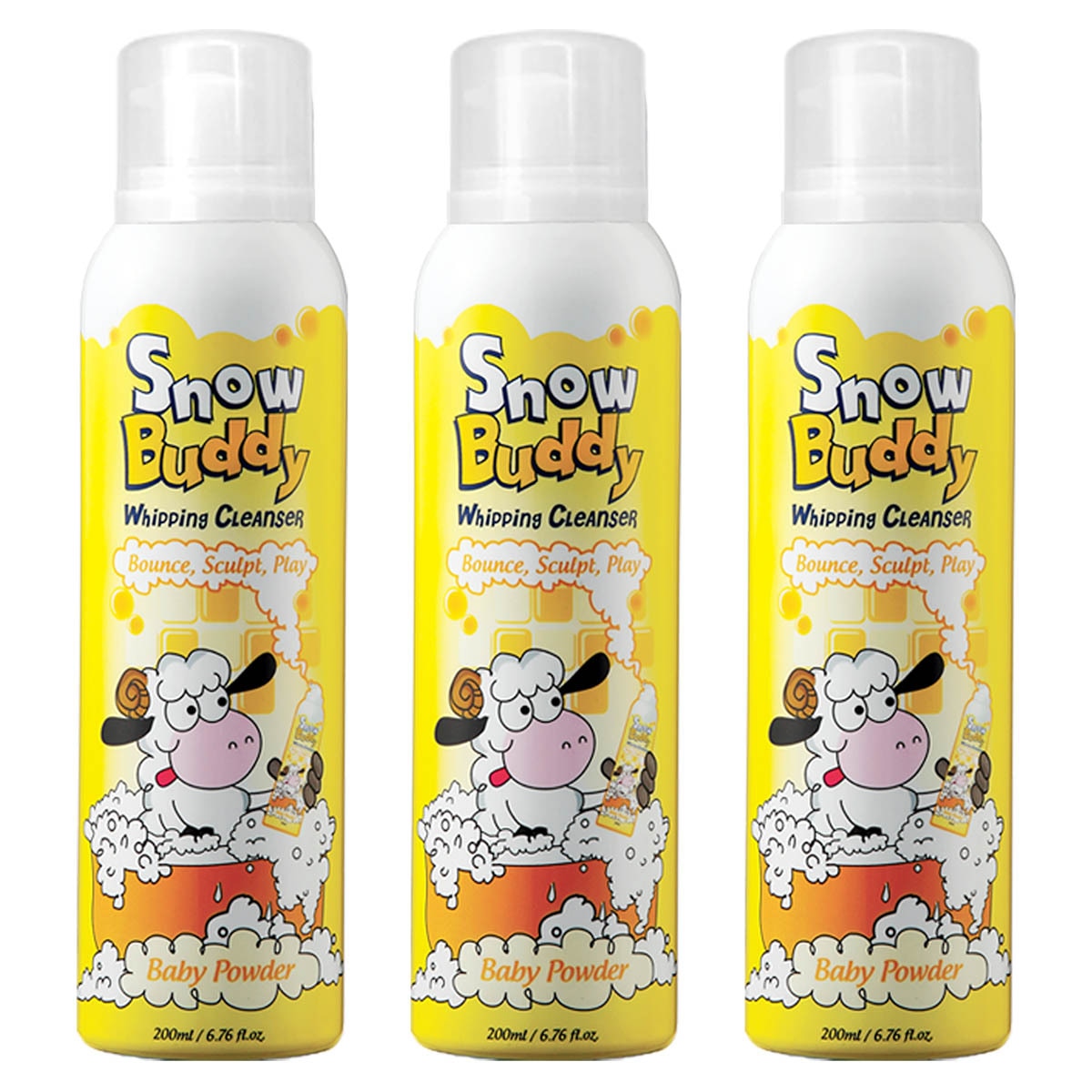 스노우버디 휘핑클렌저 200ml x 3