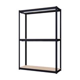 스피드랙 다용도 3단 철제 행거 120 x 40 x 180cm - 블랙 스피드랙 다용도 3단 철제 행거 120 x 40 x 180cm - 블랙