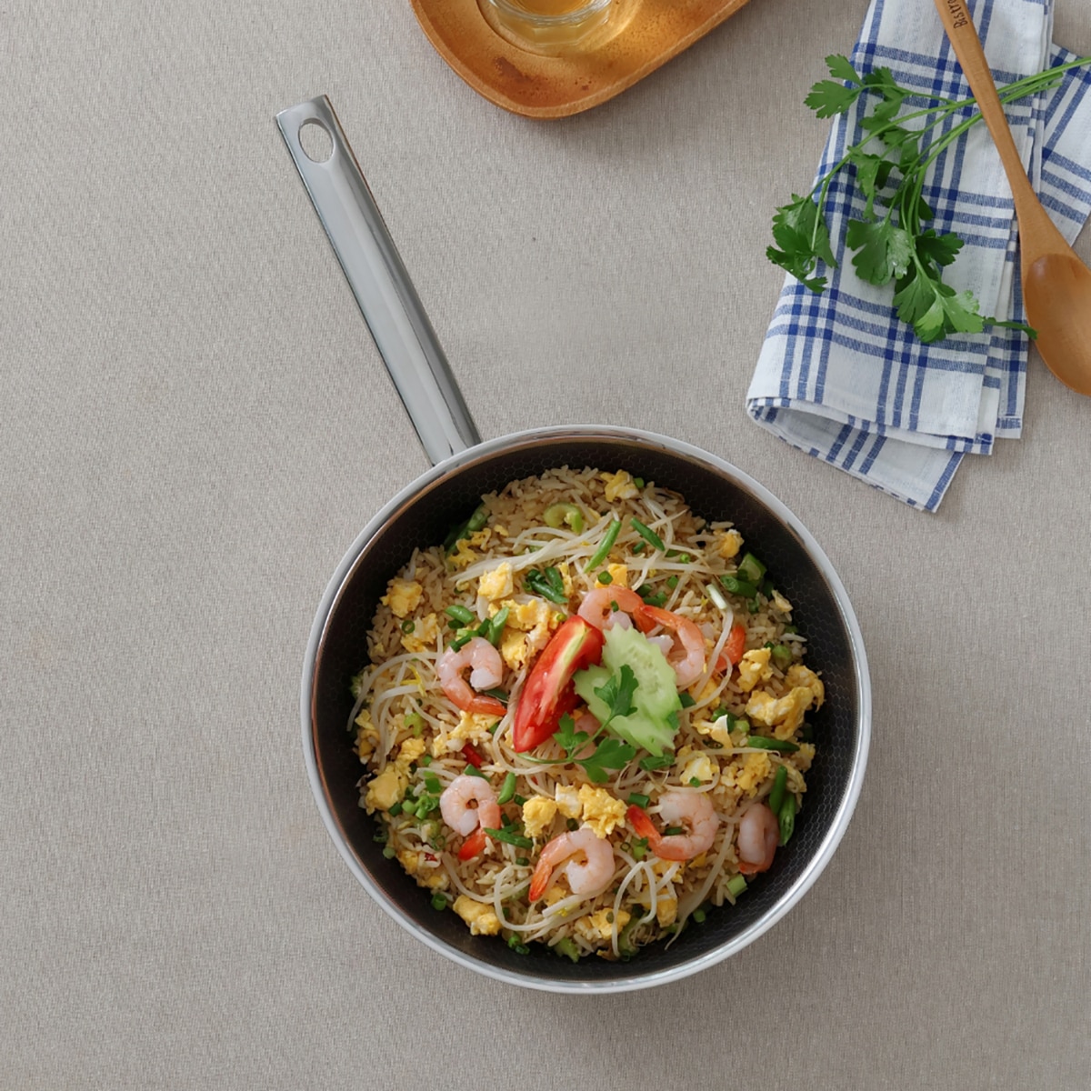 쿡에버 에칭 프라이팬 28cm + 웍 24cm