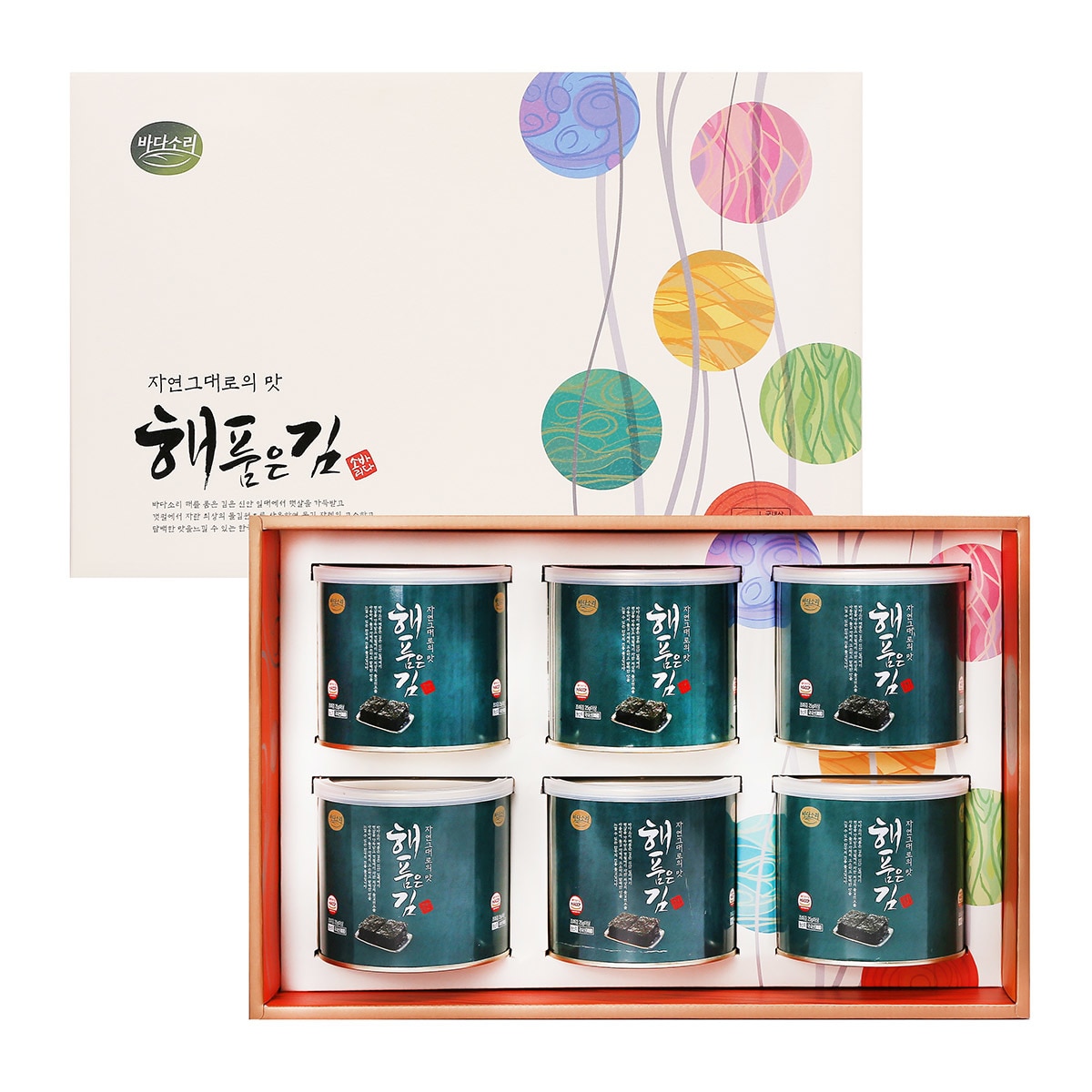 바다소리 해품은 김 6캔x 10세트