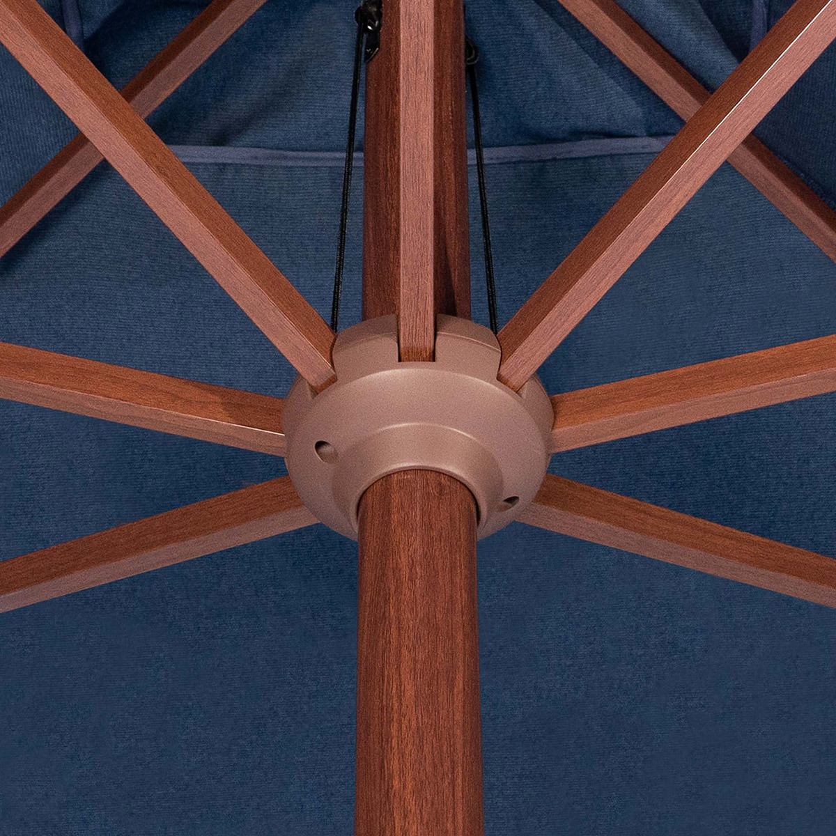 앳레저 사각 마켓 우산, 지름 3.0m 블루