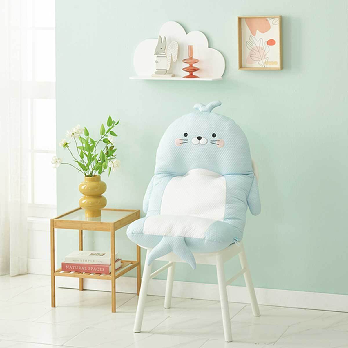 루마인 홈 쿨셸 냉감 플로어 쿠션 - 물개
