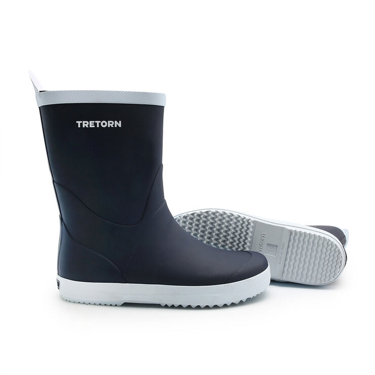트레통 Wings 미들 레인부츠 - 네이비, 245mm