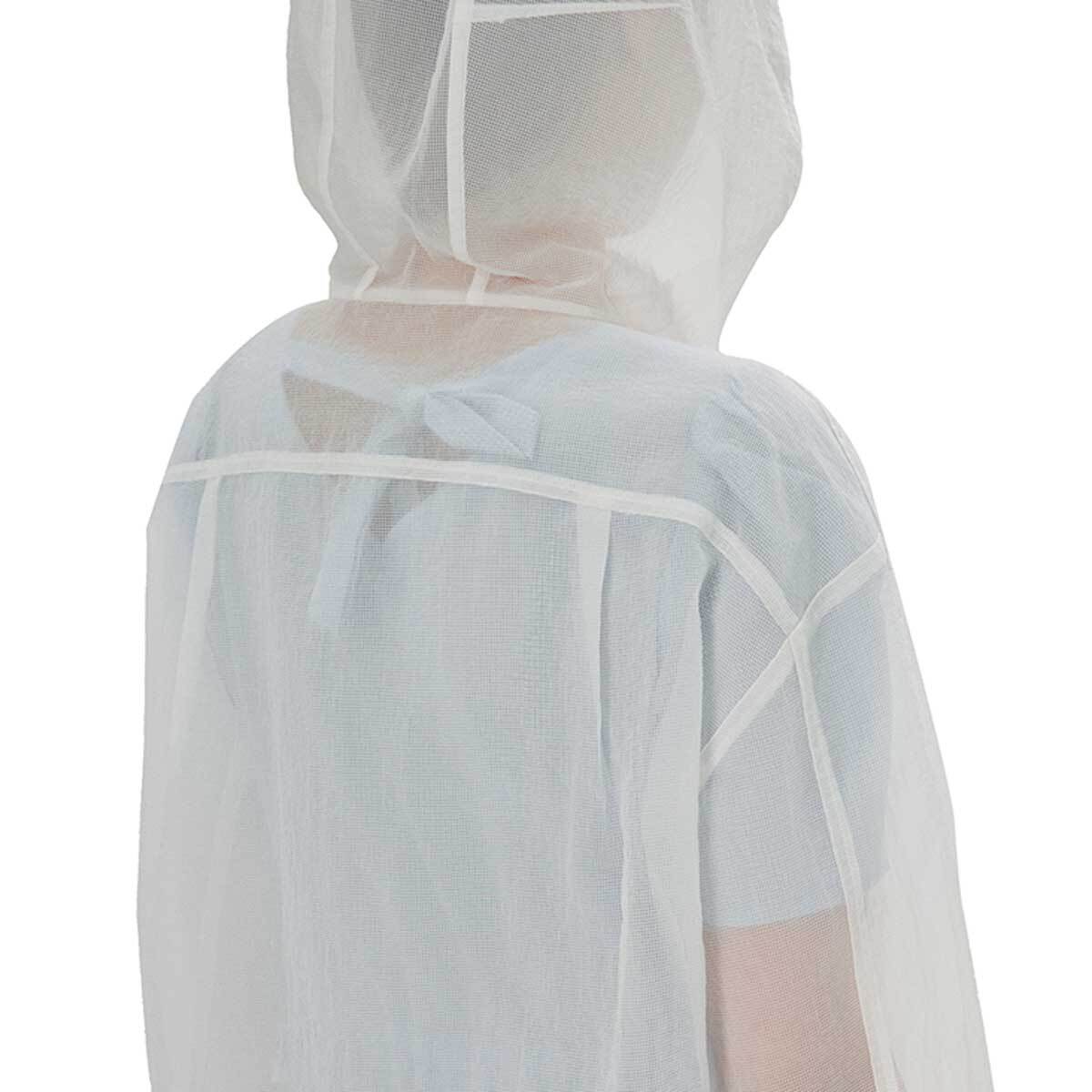 비지트 인 뉴욕 여성 시스루 메쉬 후드 점퍼