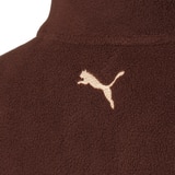 푸마 여성 마이크로 플리스 아노락 - 브라운, XL