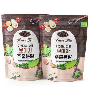 자연체온 보이차 추출분말 250g x 2팩 자연체온 보이차 추출분말 250g x 2팩