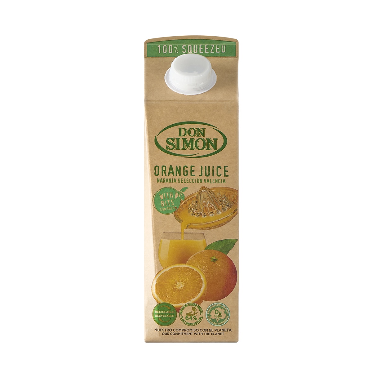 Don Simon 오렌지 착즙주스 1L x 12