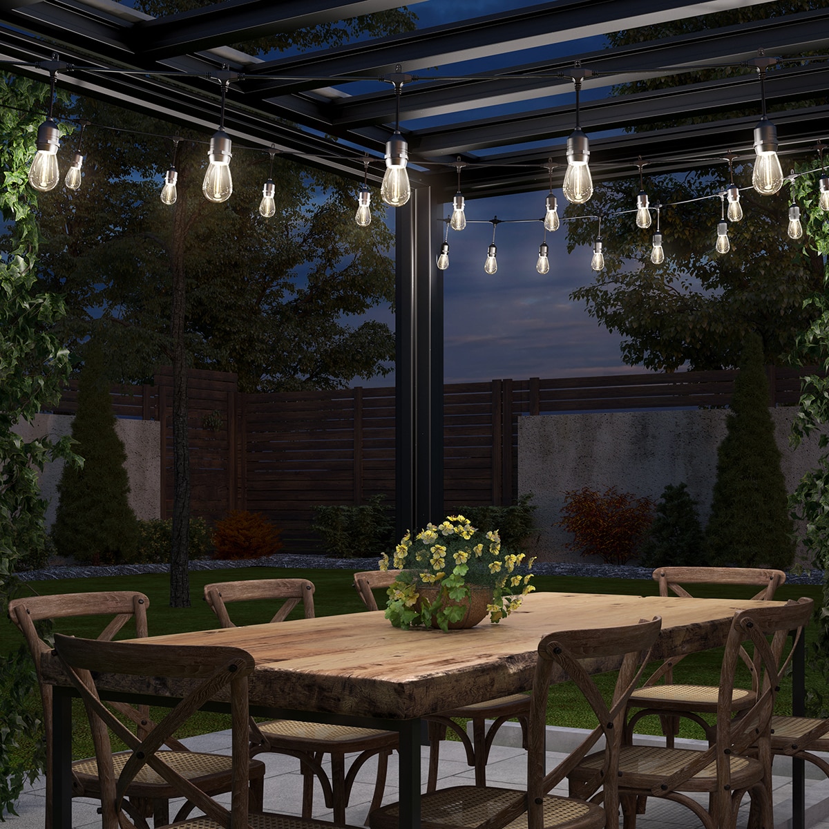 Artika LED 솔라 스트링 라이트 12.8m, 20구