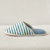 April At Home 플란넬 극세사 담요 슬리퍼 선물세트 - 레테(그린스트라이프) April At Home 플란넬 극세사 담요 슬리퍼 선물세트 - 레테(그린스트라이프)