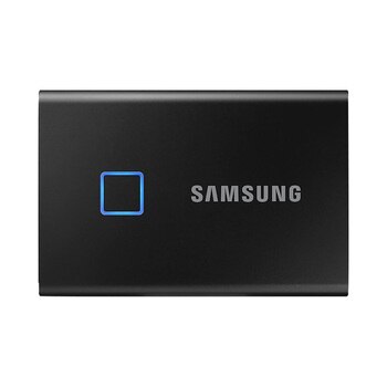 삼성 포터블 외장 SSD T7 터치 500GB, 블랙 삼성 포터블 외장 SSD T7 터치 500GB, 블랙
