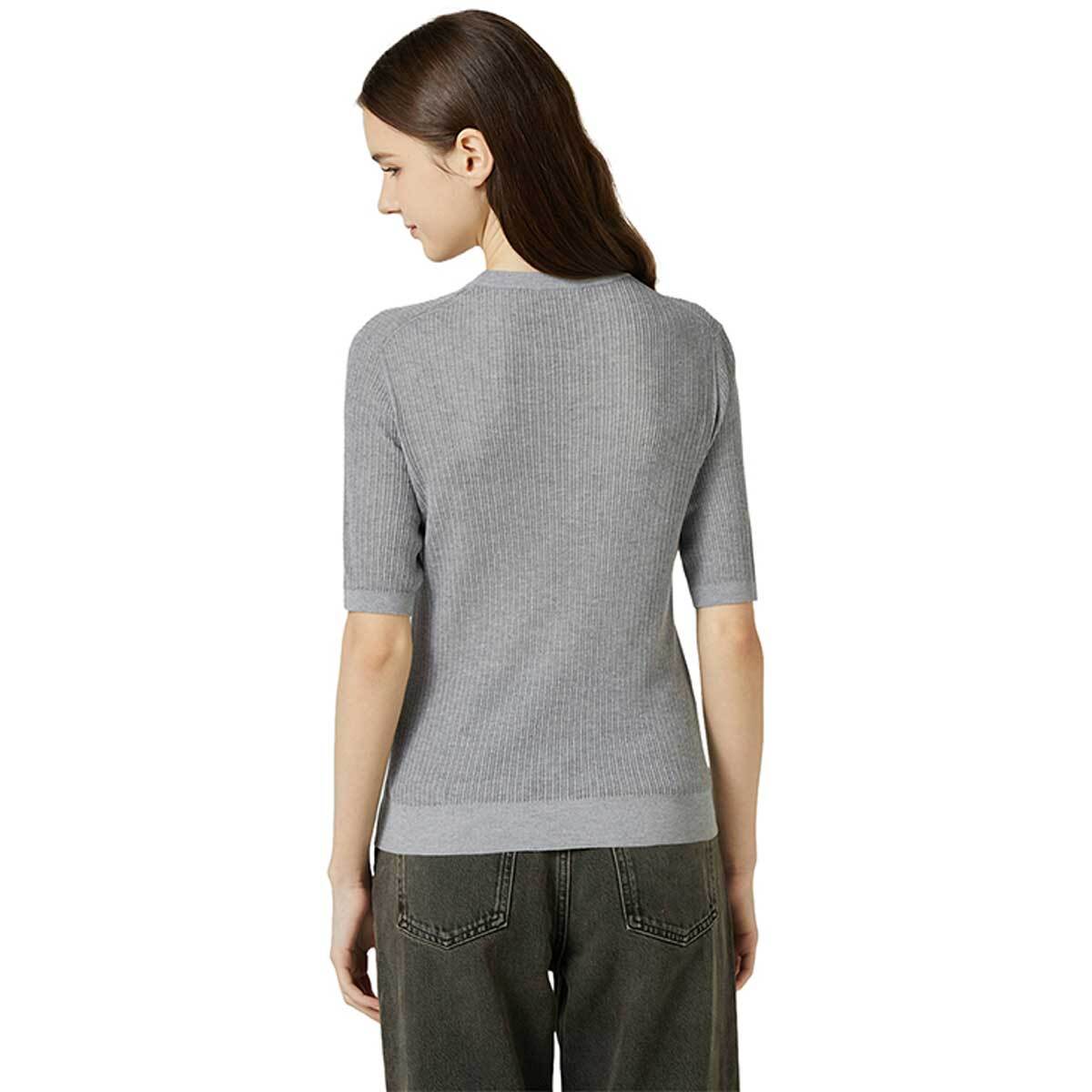 리디아 바인 여성 레이온 혼방 반소매 니트 리디아 바인 여성 레이온 혼방 반소매 니트