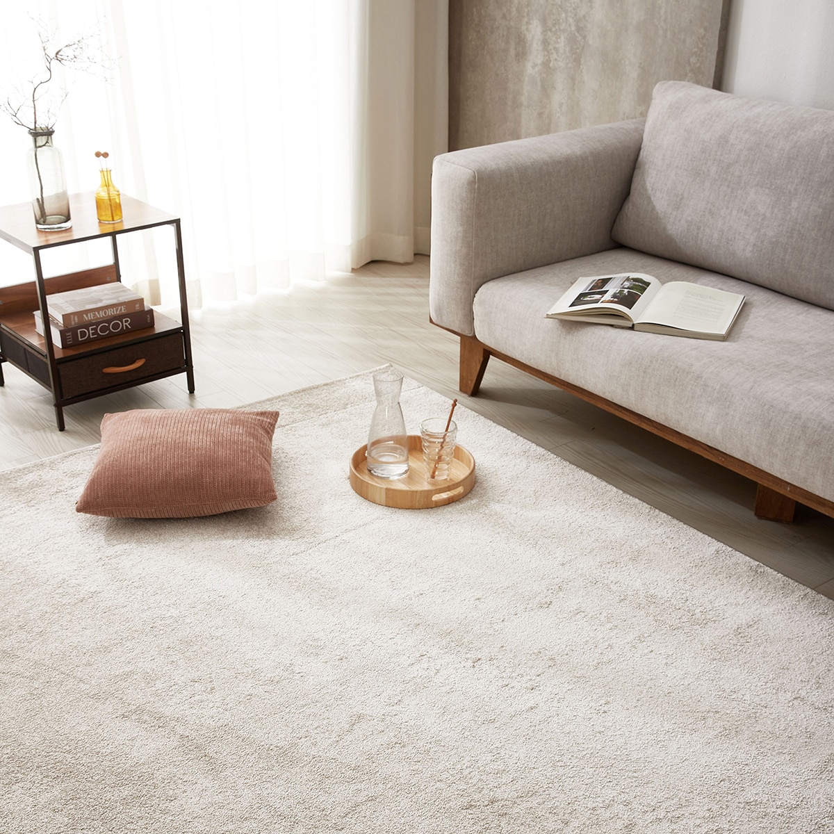 바오밥 페트라 워셔블 카페트 150x200cm - 베이지 바오밥 페트라 워셔블 카페트 150x200cm - 베이지