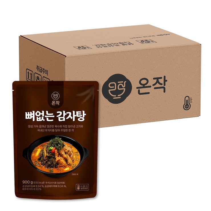 온작 뼈없는 감자탕 900g x 4