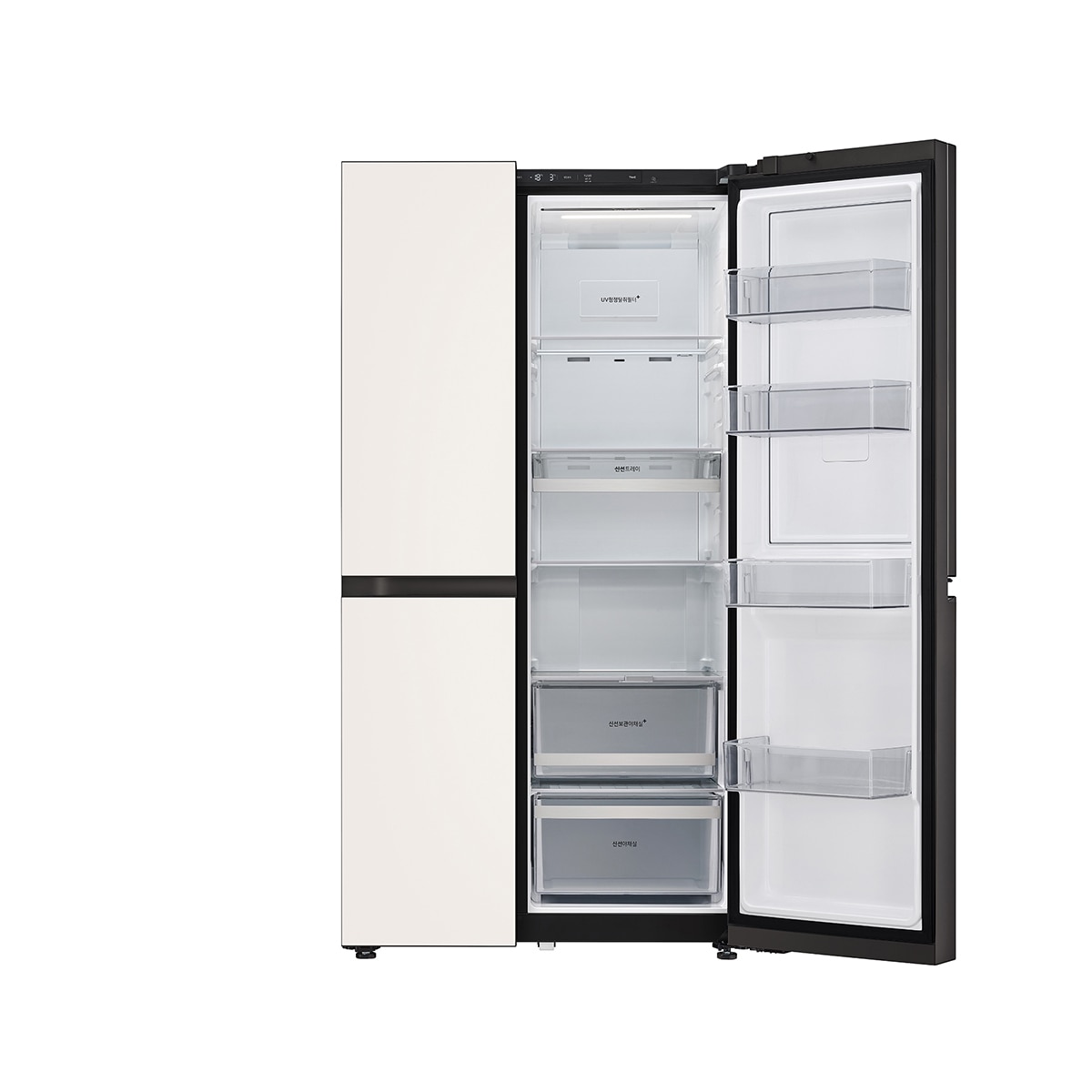 엘지 오브제 AI 매직스페이스 양문형 652L,글라스 베이지 엘지 오브제 AI 매직스페이스 양문형 652L,글라스 베이지